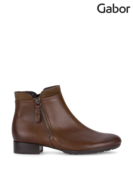 Brown - Gabor Briano Ankle Boots