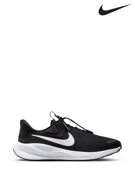 Nike Black Revolution 7 EasyOn Road Running Trainers (298823) | €86