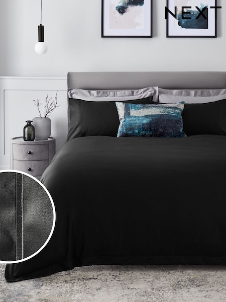 Collection Luxe 300 Thread Count 100% Cotton Sateen Luxury Duvet Cover And Pillowcase Set (298885) | ‏124‏₪ - ‏240‏ ₪
