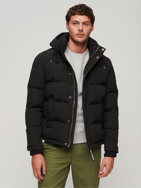 Superdry Black Everest Short Hooded Puffer (299157) | €77