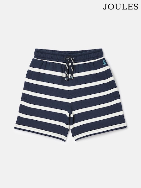 Joules Boys' Barton Navy & White Striped Jersey Shorts (299310) | €12 - €14.50