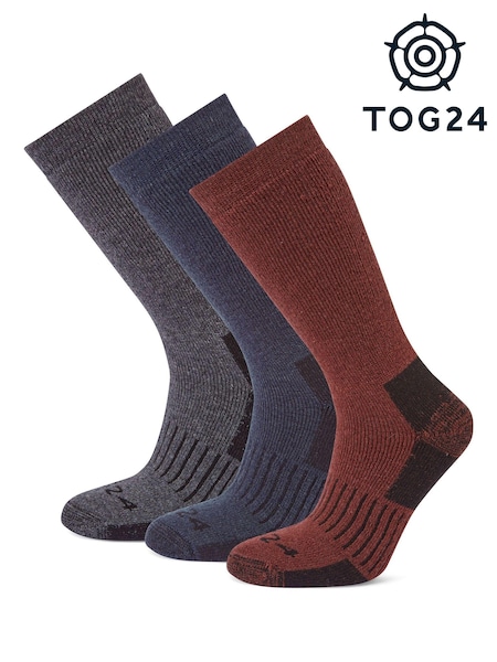 Tog 24 Grey Villach Trek Socks 3 Pack (2P5281) | €37