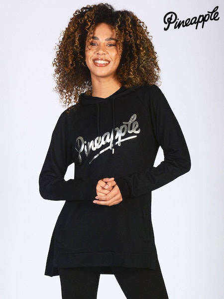 Pineapple Black Side Slit Hoodie (300427) | €21
