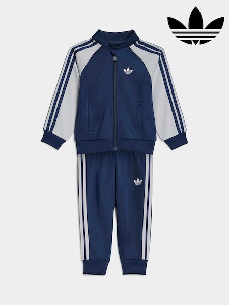 Blau - Adidas Originals Sst Infant Tracksuit