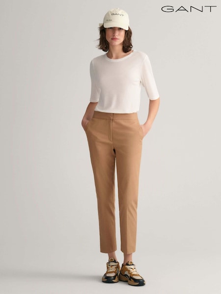 GANT Brown Slim Slack Chino Trousers (300587) | €67