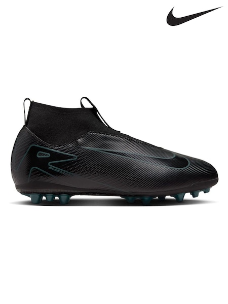 Nike Black Kids Mercurial Zoom Superfly 10 Academy Artificial Ground Football Boots (300908) | € 50