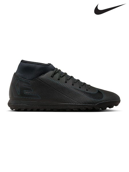 Negru/verde - Ghete de fotbal pentru gazon Nike pentru adulți Mercurial Superfly 10 (301116) | 271 LEI