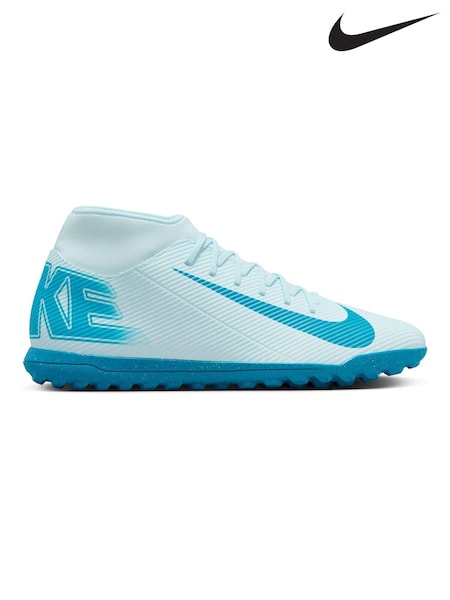 Soar/Alb - Ghete de fotbal pentru gazon Nike pentru adulți Mercurial Superfly 10 (301216) | 271 LEI