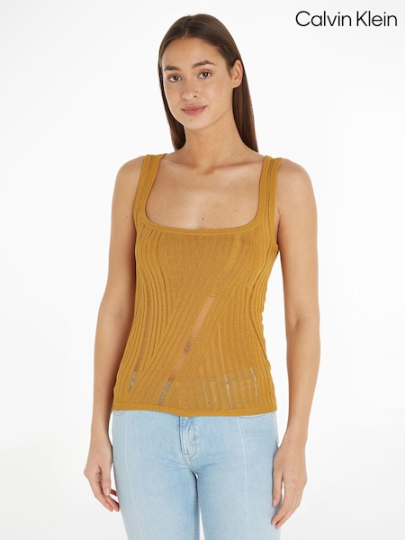 Calvin Klein Gold Texture Stitch Vest (301448) | €138