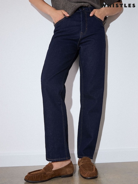 Blå - Whistles Stretch Stovepipe Leg Jeans