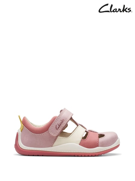 Clarks Pink Combi Noodle Sun T Sandals (302108) | €21.50