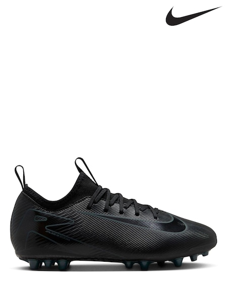 Nike Black/Green Kids Zoom Mercurial Vapor 16 Academy Artificial Ground Football Boots (302890) | €73