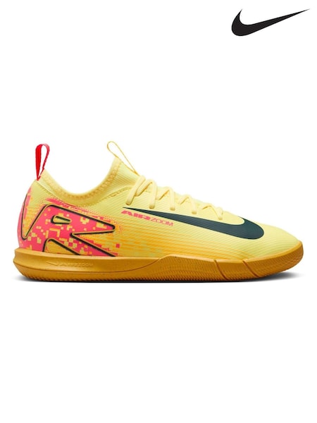 Nike Laser Orange Kids Zoom Mercurial Vapor 16 Academy Kylian Mbappe Indoor Court Football Boots (303154) | €38