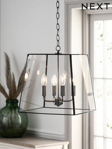 Black Warwick 4 Light Ceiling Light (303263) | €198