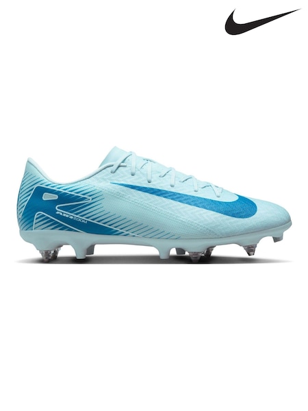 Парящий/белый - Nike Adults Zoom Mercurial Vapor 16 Academy Soft Ground Football Boots (303278) | €56