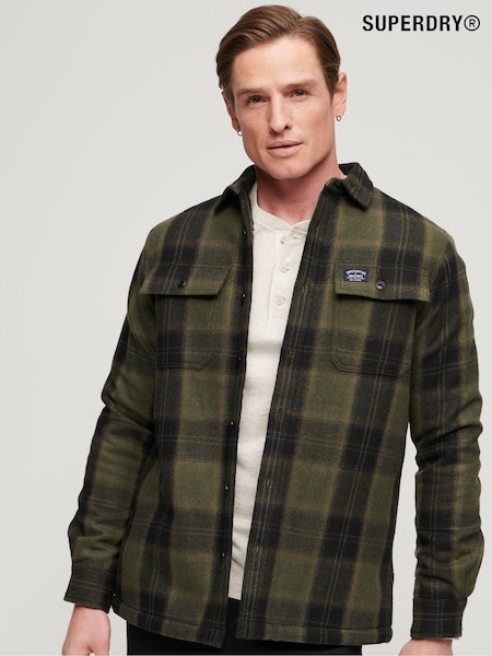 Superdry Green Wool Miller Overshirt (303510) | €57