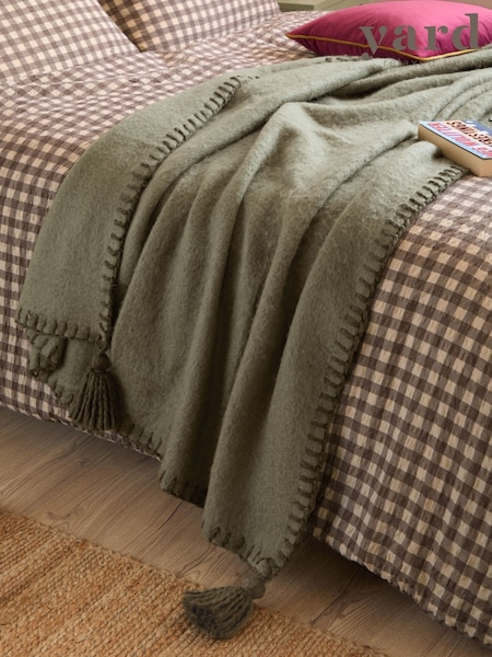 Yard Lowen Wool Blend Brushed Throw