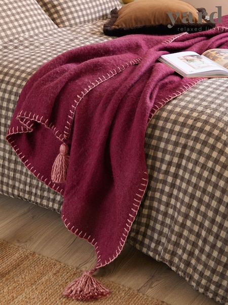 Yard Lowen Wool Blend Brushed Throw