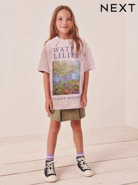 Purple Claude Monet Water Lilies Artist License T-Shirt (3-16yrs) (304766) | € 8 - € 10