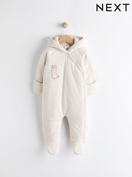 Nerzbraun - Jersey Wrap Baby Hooded Pramsuit (305219) | 23 € - 25 €