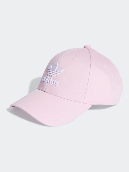 وردي - قبعة بيسبول بشعار الوريقات الثلاثة من القطن 100% من adidas Originals (306179) | ‏4 ر.ع.‏