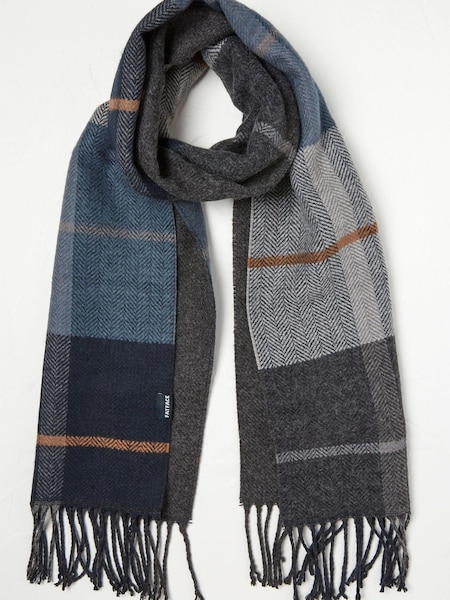 FatFace Blue Oscar Check Scarf (306332) | €17.50