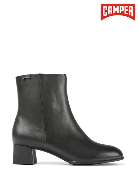 Camper Womens Katie Mid Leather Black Boots (306452) | €111