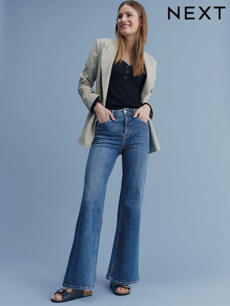 Mittelblau - Wide Leg Jeans (306505) | 11 €