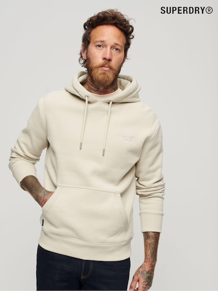 Superdry White Essential Logo Hoodie (306973) | 136 QAR