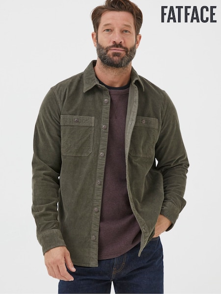 FatFace Green Cord Utility Shirt (306976) | €34