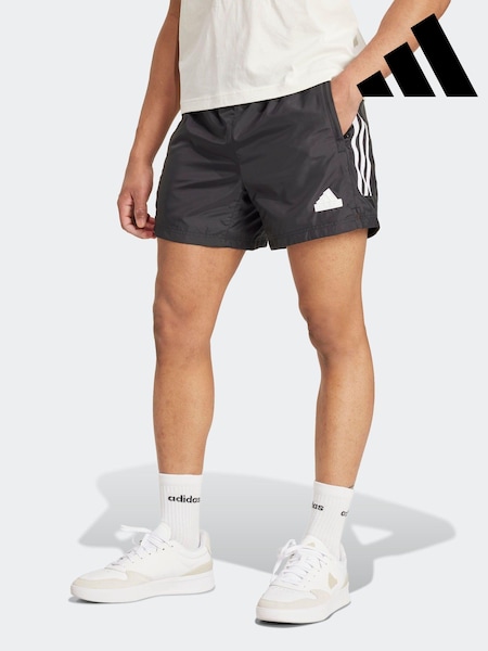 adidas Black Tiro Woven Shorts (307617) | AED134