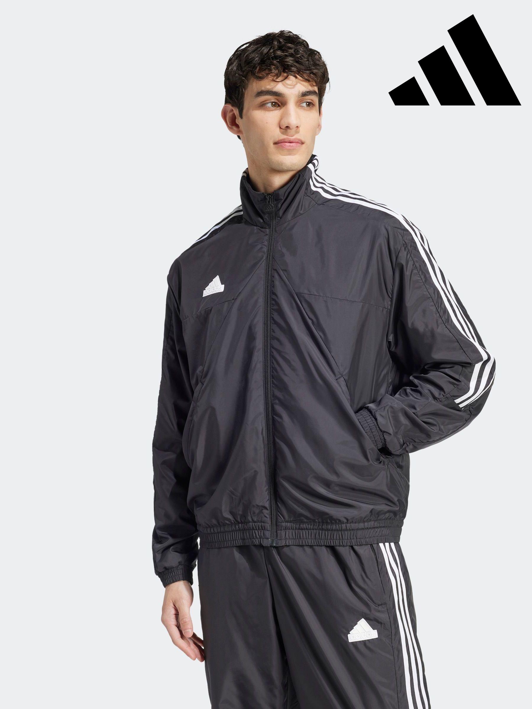 Mens adidas track top sale discount