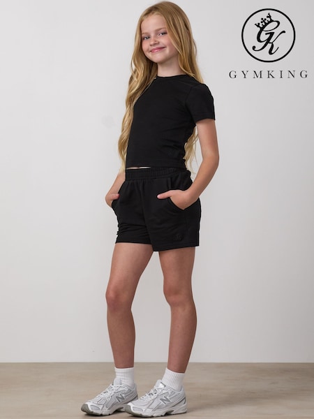 Black - Gym King Mini Victory Shorts