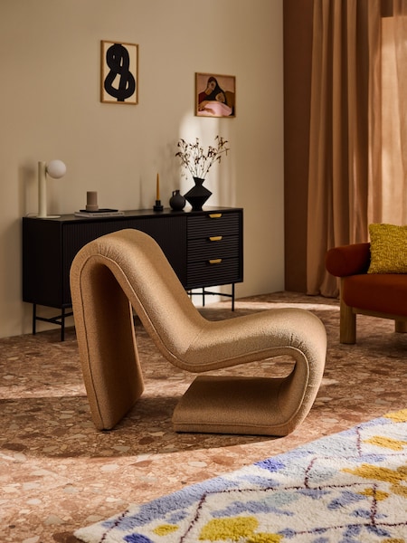 MADE.COM Caramel Pax Boucle Wexler Chair (308319) | €568
