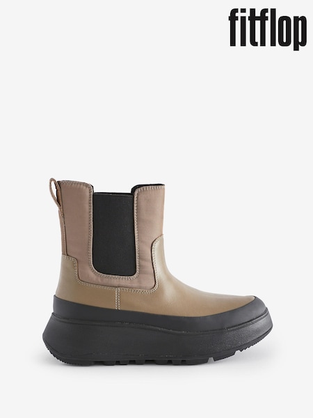 FitFlop Natural F-Mode Water-Resistant Flatform Chelsea Boots (308388) | €102