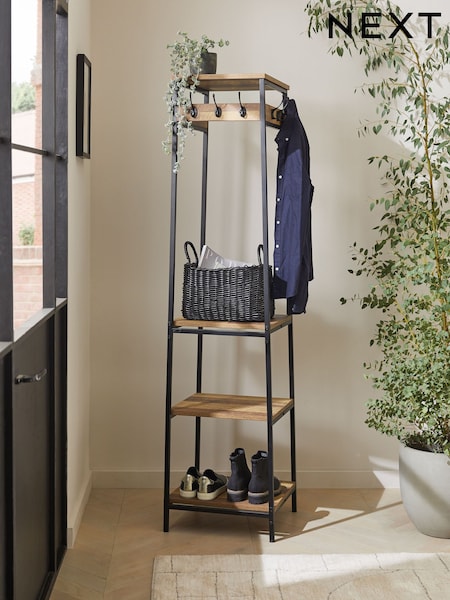 Black Bronx Hallway Storage Coat Stand (308578) | €185