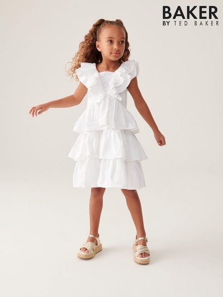 Baker by Ted Baker Frilled Broderie Dress (308781) | 15 € - 18 €