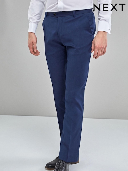 Blue Slim Fit Stretch Smart Trousers (309902) | €32