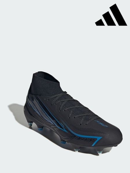 Nero - Regular Adidas F50 Hyperfast League Mid Soft Ground Football Boots