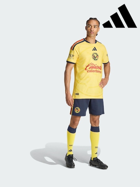 Yellow - Regular Adidas Club America 26/27 Home Authentic Jersey