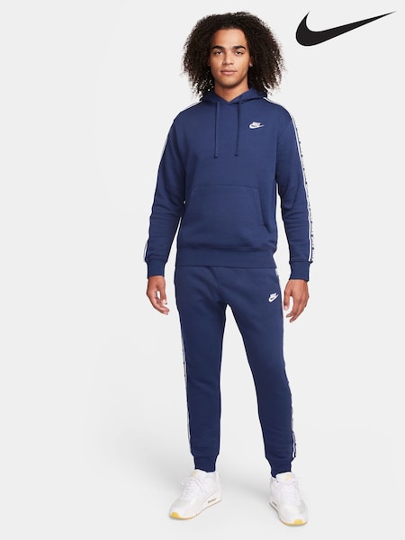 Blu - Nike Club Fleece Hooded Tracksuit (310550) | € 150
