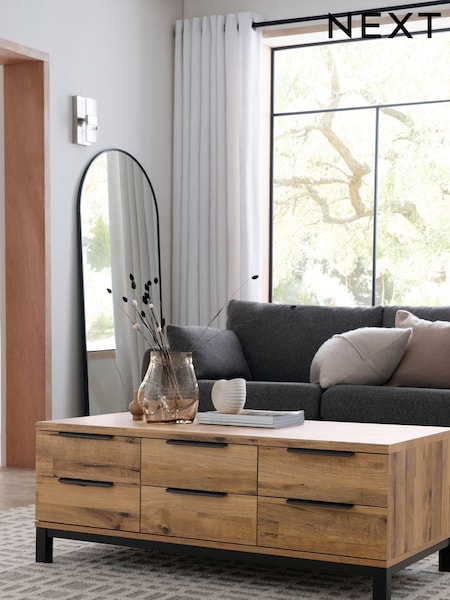 Dark Bronx Large Coffee Table With Drawers (310697) | €520