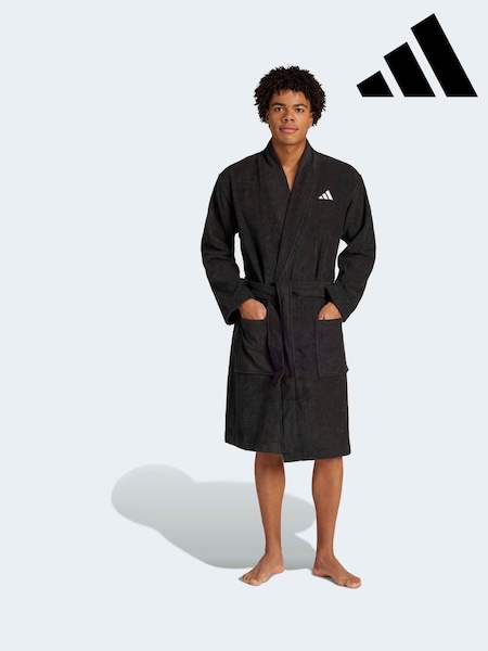 Noir - Regular Adidas Dressing Robe