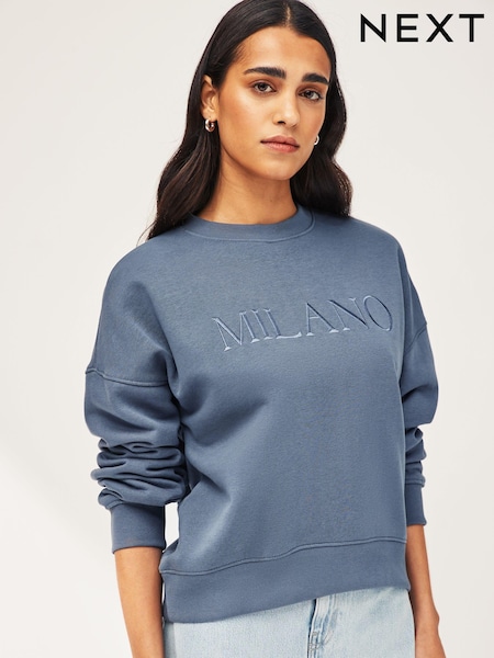 Slate Grey City Graphic Sweatshirt (310994) | €13