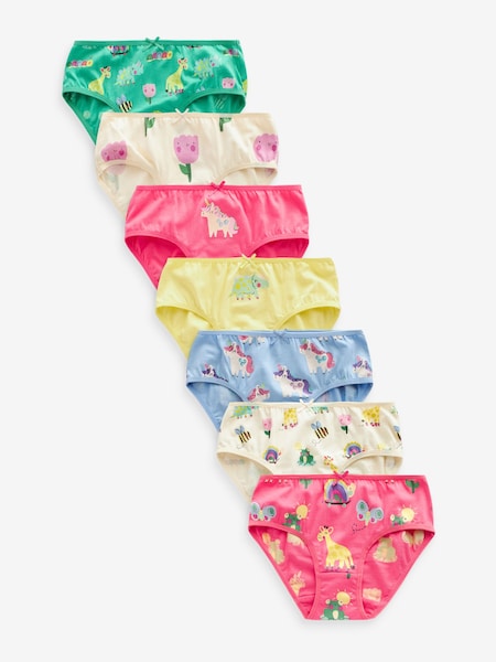 Bright Print Briefs 7 Pack (1.5-16yrs) (311962) | LEI 58 - LEI 69