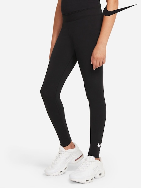 Schwarz - Nike Favourite Graphic Logo Leggings (312027) | 18 €