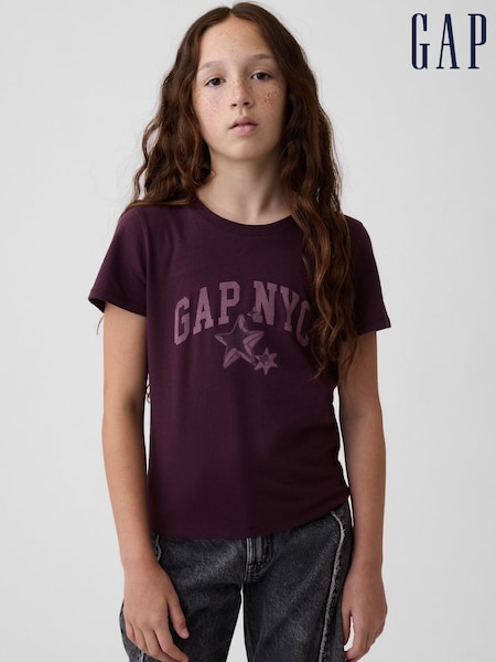 Plum NYC - Gap Logo Graphic Short Sleeve T-shirt (4-13yrs)