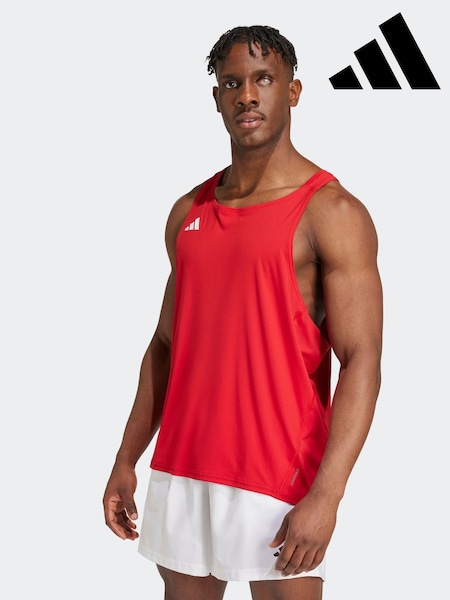 Rojo - adidas Adizero Essentials Running Tank Top (312621) | 33 €