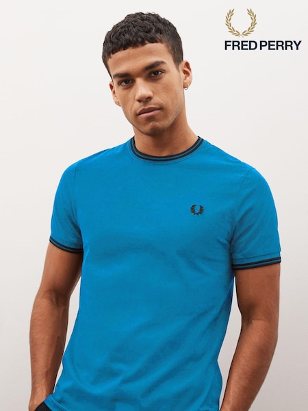 Fred Perry Twin Tipped Logo 100% Cotton T-Shirt (312781) | € 38