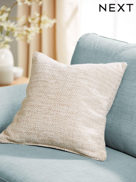 Natural 50 x 50cm Ashton Chenille Cushion (313366) | €20